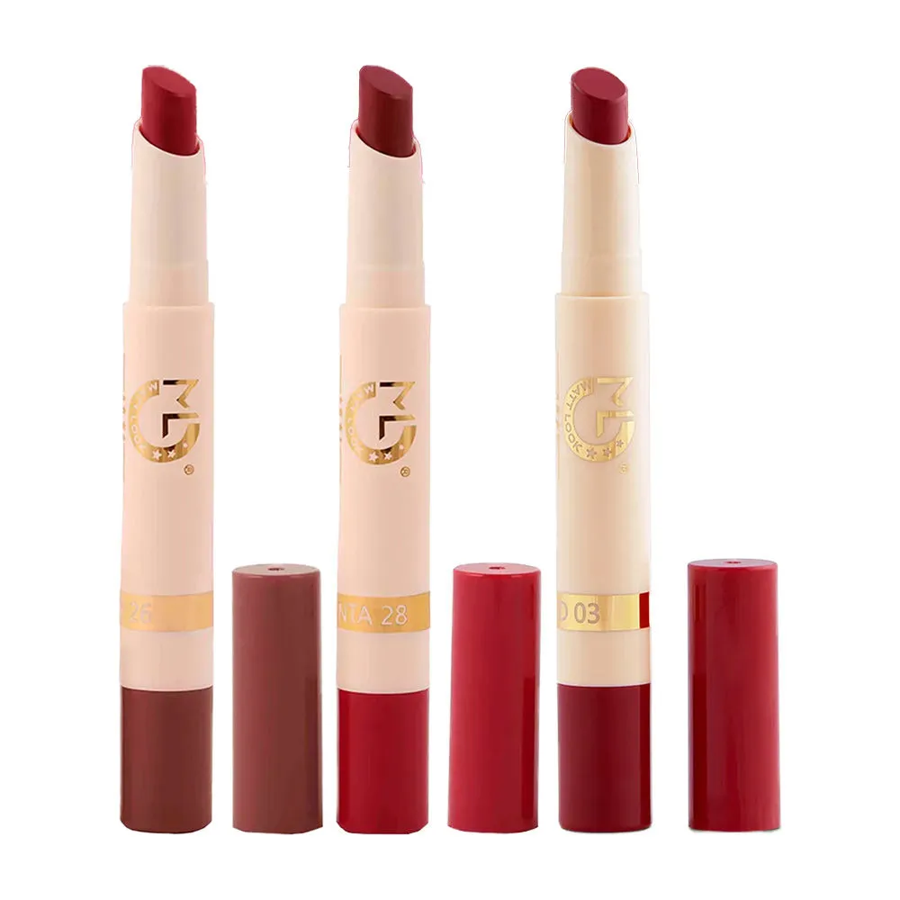 Matt look Velvet Smooth Non-Transfer Waterproof Lipstick Combo - 6