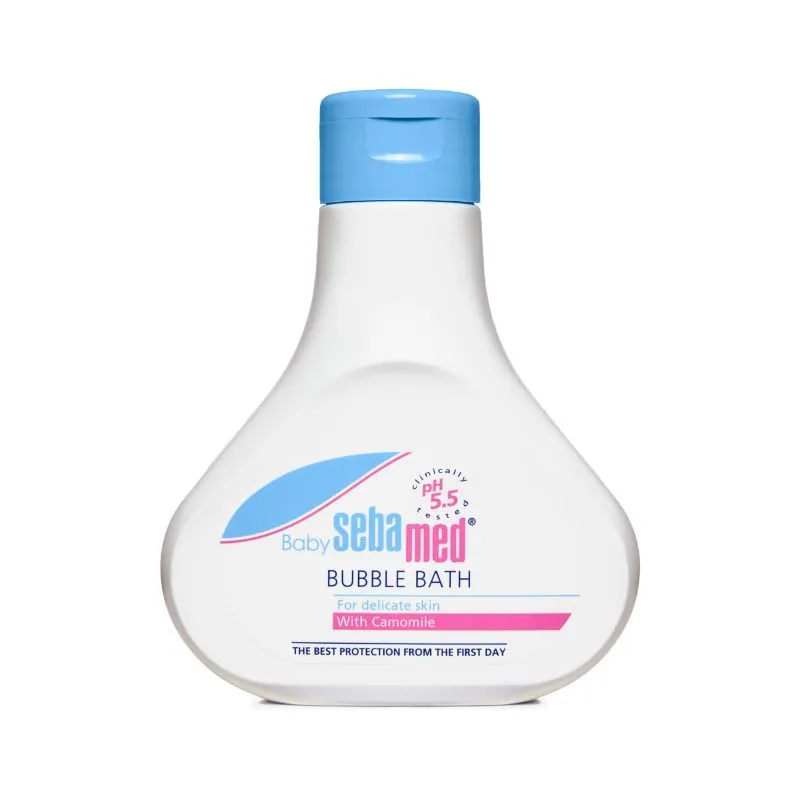 Sebamed Baby Bubble Bath, PH 5.5, Camomile, No Tears Sugar Based Cleanser, Soap Free