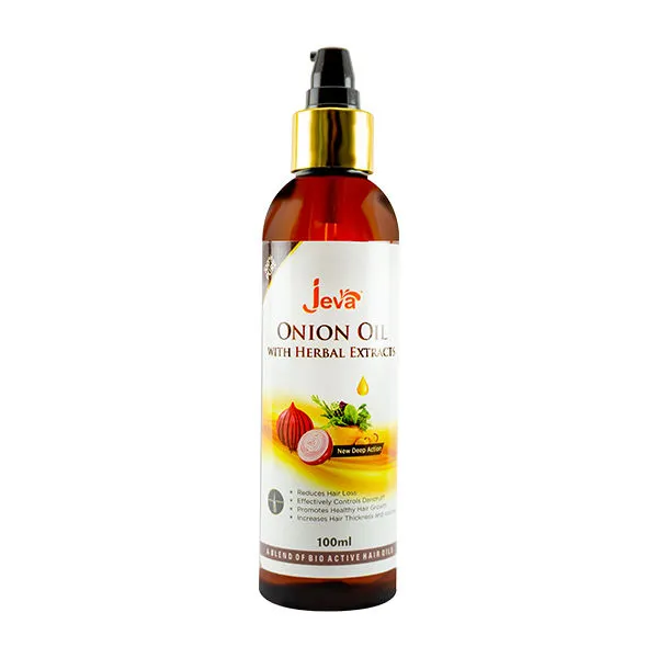 Jeva Onion Hair Oil With Harbal Extracts