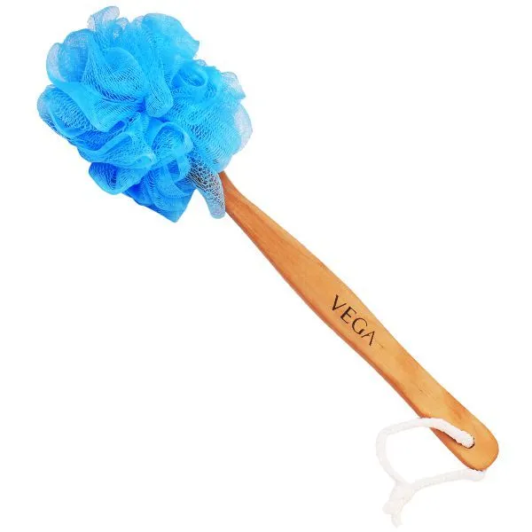 VEGA Luxury Back Sponge Brush Bath Brush (BA-1/6) (Color May Vary)