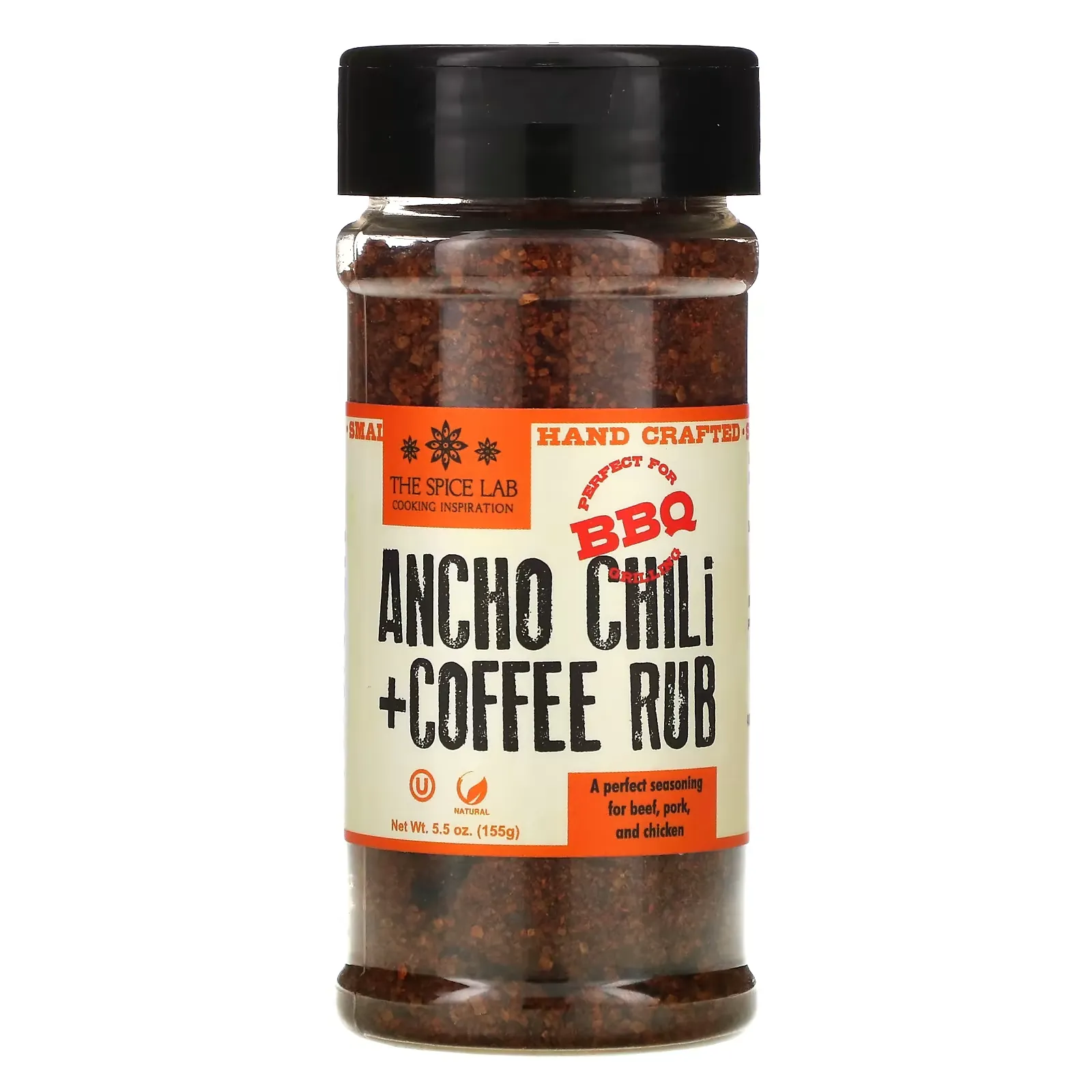 Ancho Chili + Coffee Rub, 5.5 oz ( 155 g)