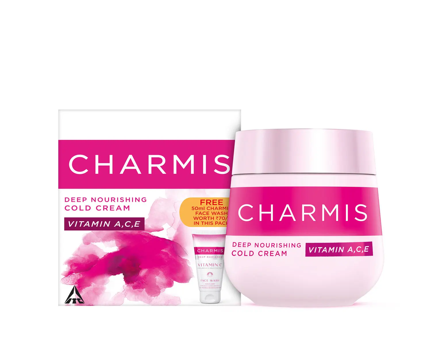 Charmis Deep Nourishing Cold Cream with Vitamin C, A & E, for glowing & nourished skin