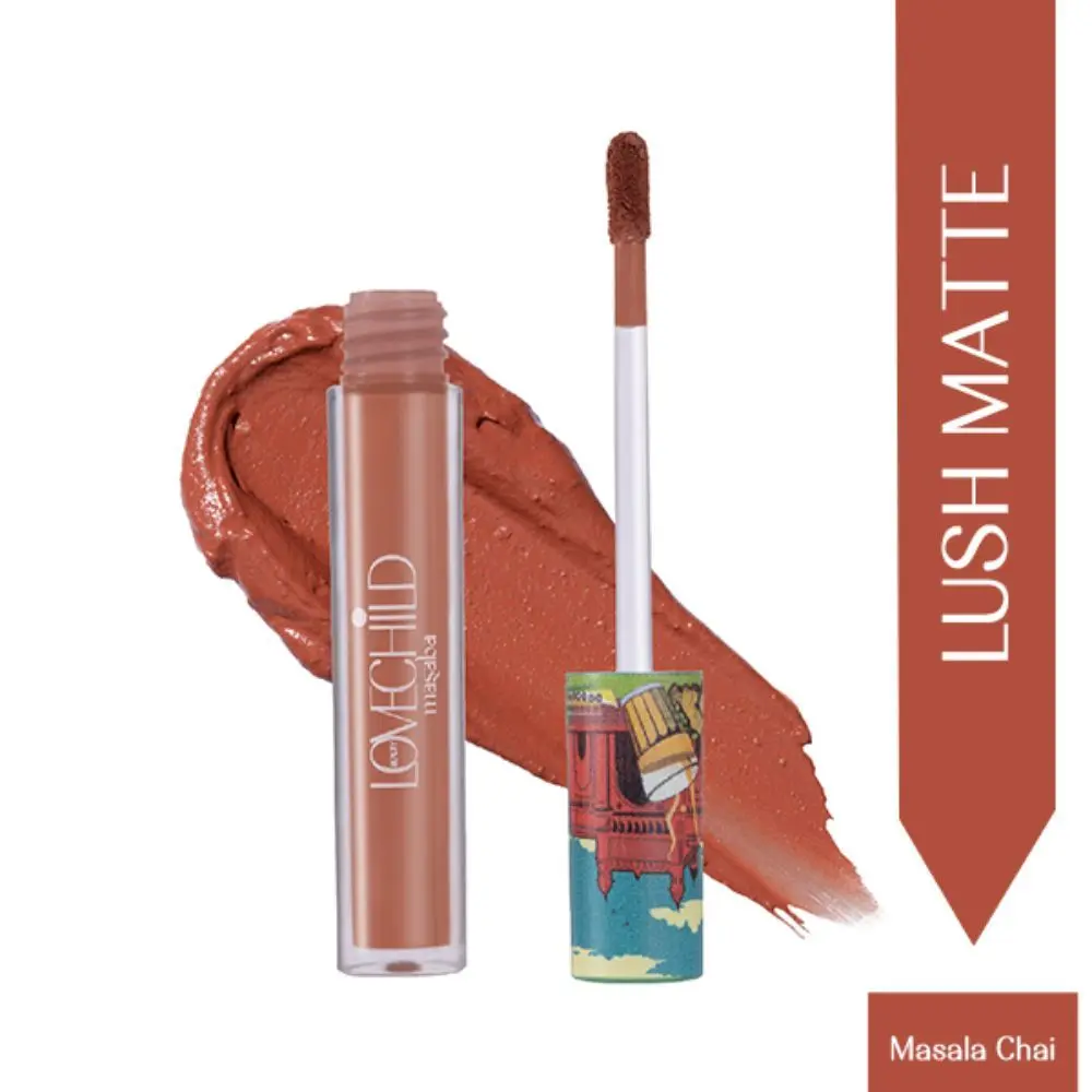 LoveChild Masaba Masala Chai Super Hydrating & Buttery Nude Brown Lip Creme