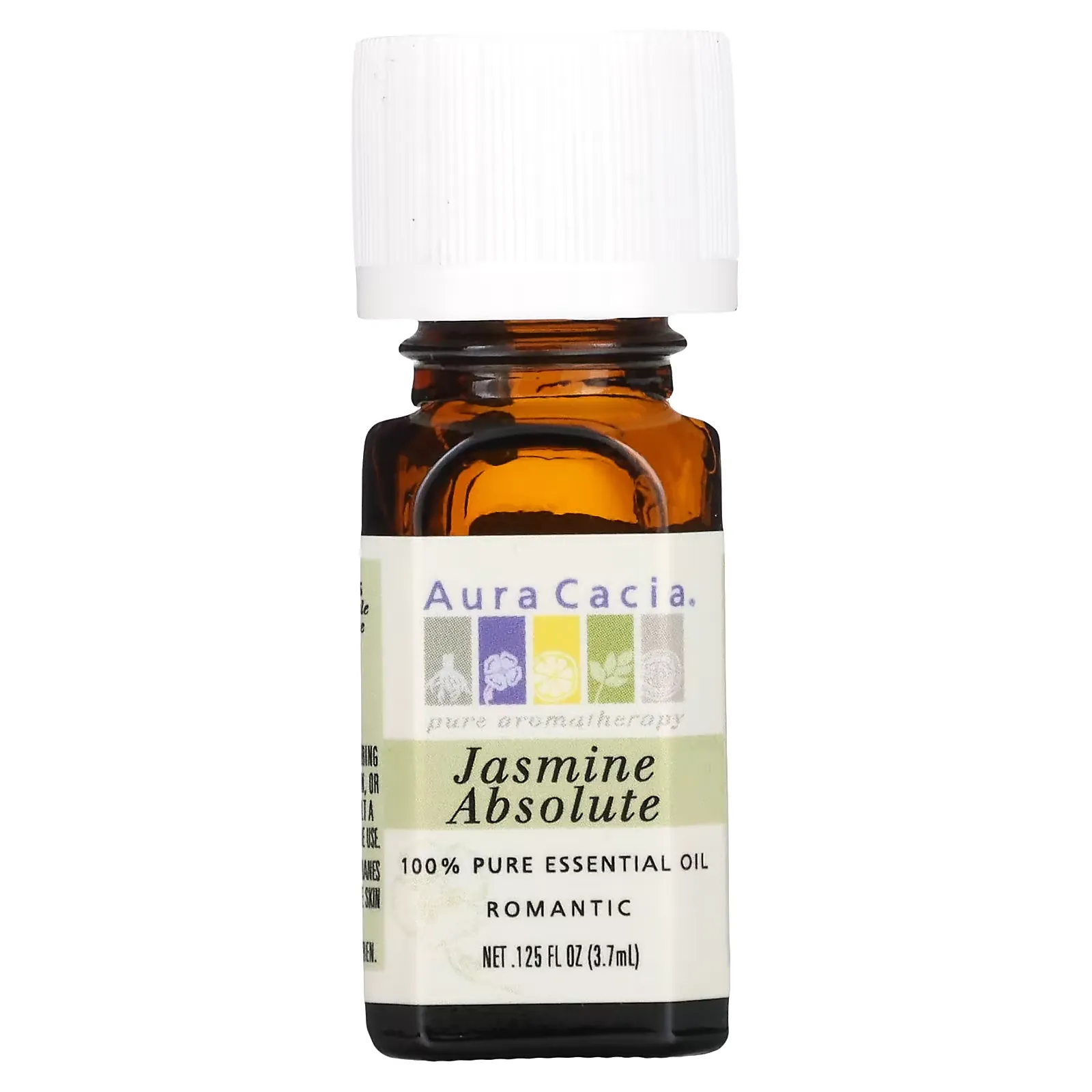 100% Pure Essential Oil, Jasmine Absolute, 0.125 fl oz (3.7 ml)