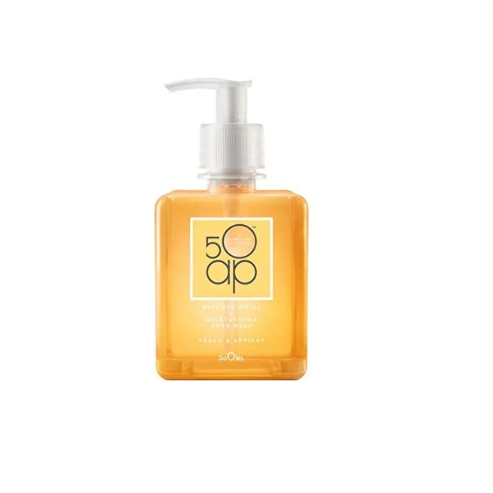 50AP Anti Bacterial Moisturising Hand Wash - Peach & Apricot