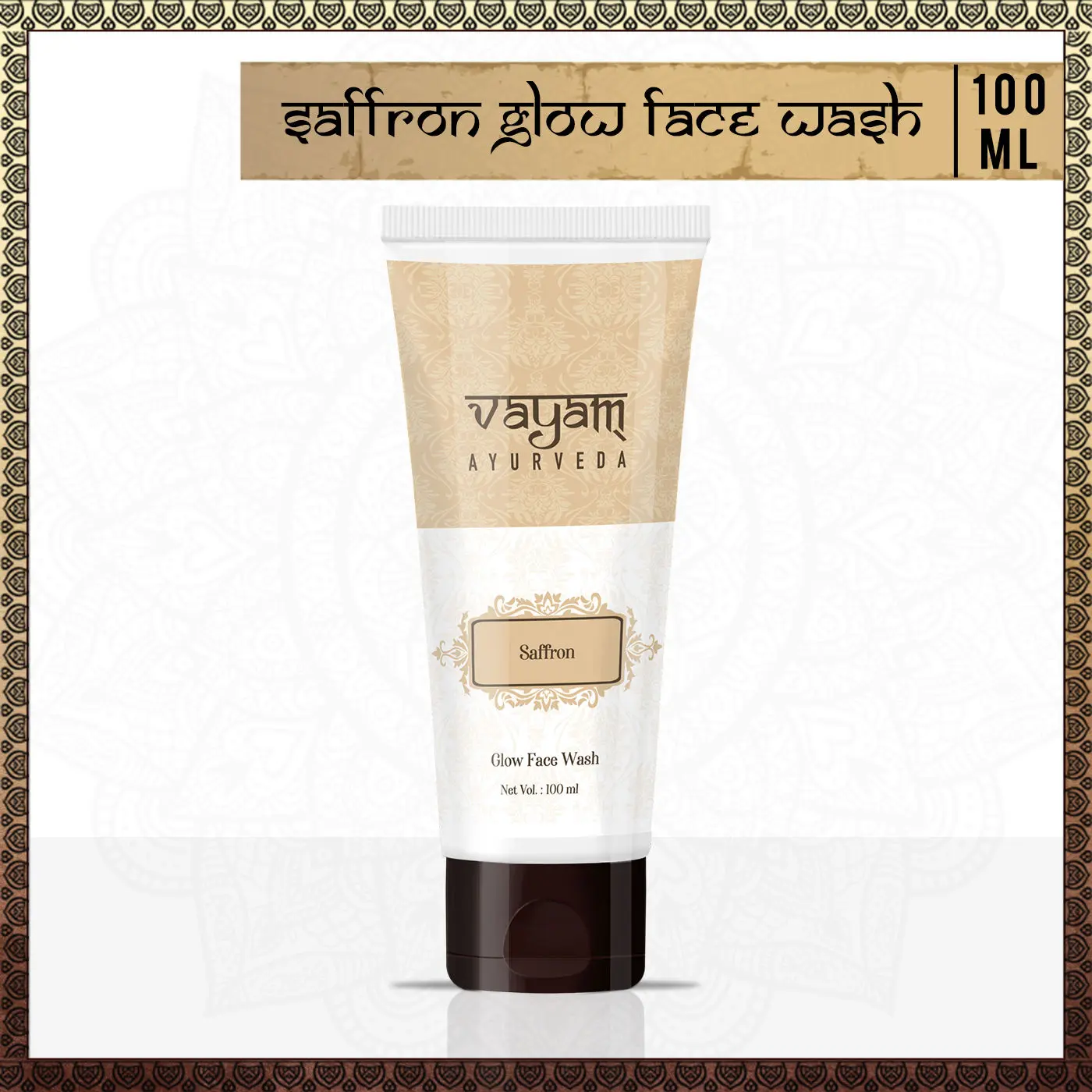 Vayam Ayurveda Saffron Glow Face Wash (100 ml)