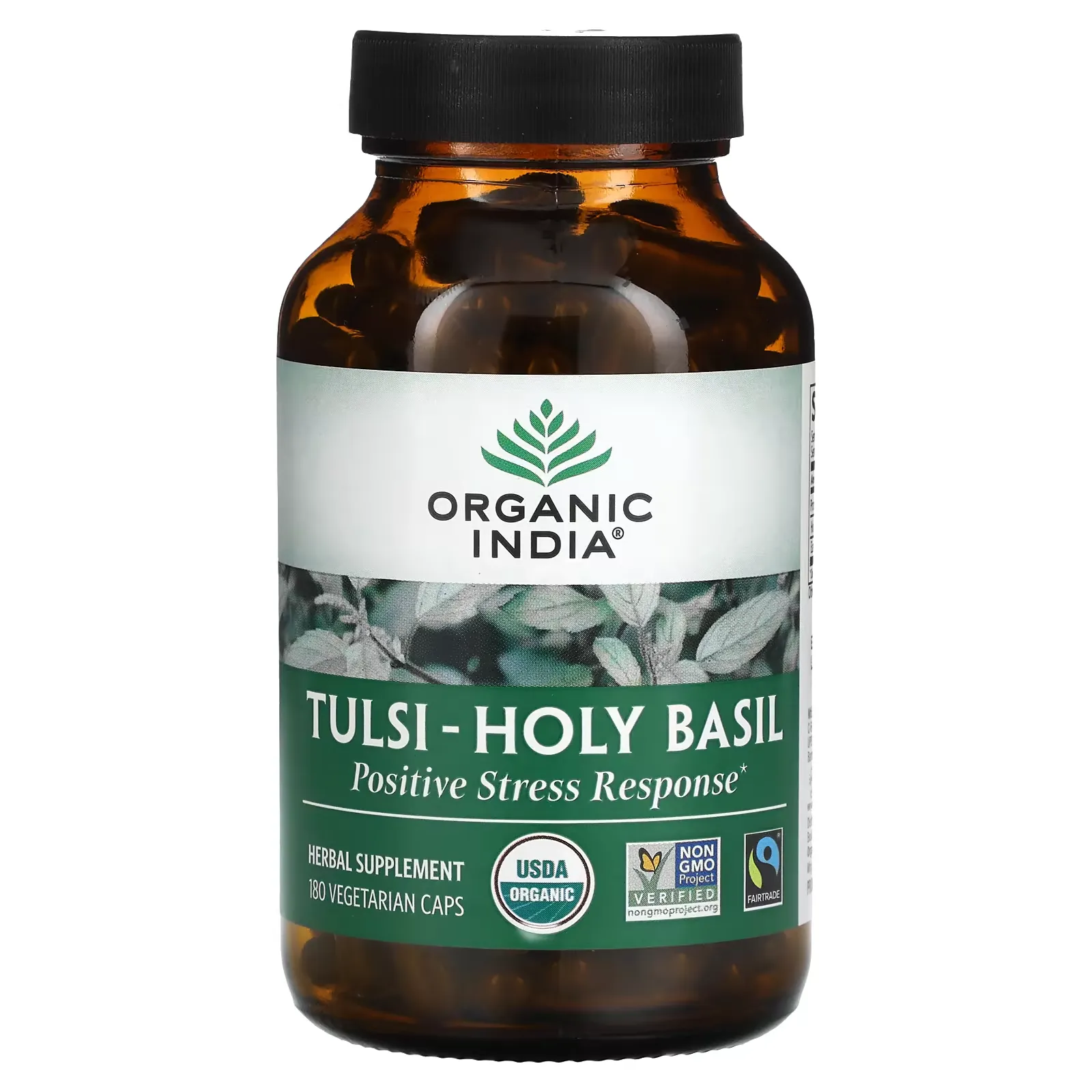 Tulsi-Holy Basil, 180 Vegetarian Caps