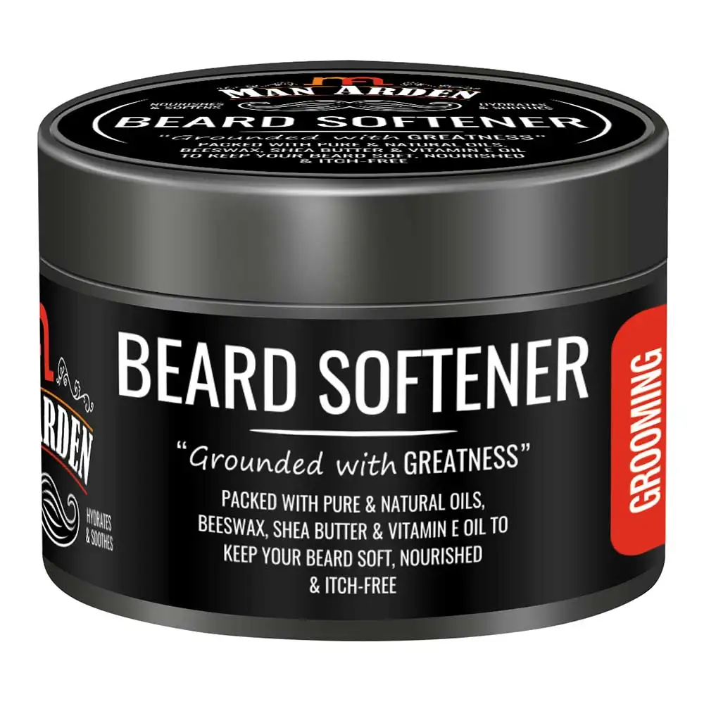 Man Arden Beard Softener,  50 g  Hydrating & Nourishing with Natural Oils, Beeswax & Shea Butter