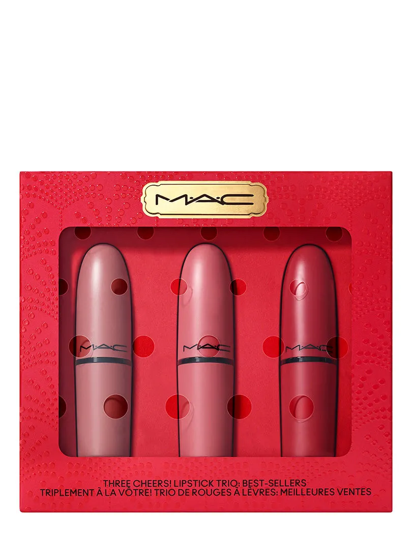 M.A.C Three Cheers! Lipstick Trio - Best-Sellers