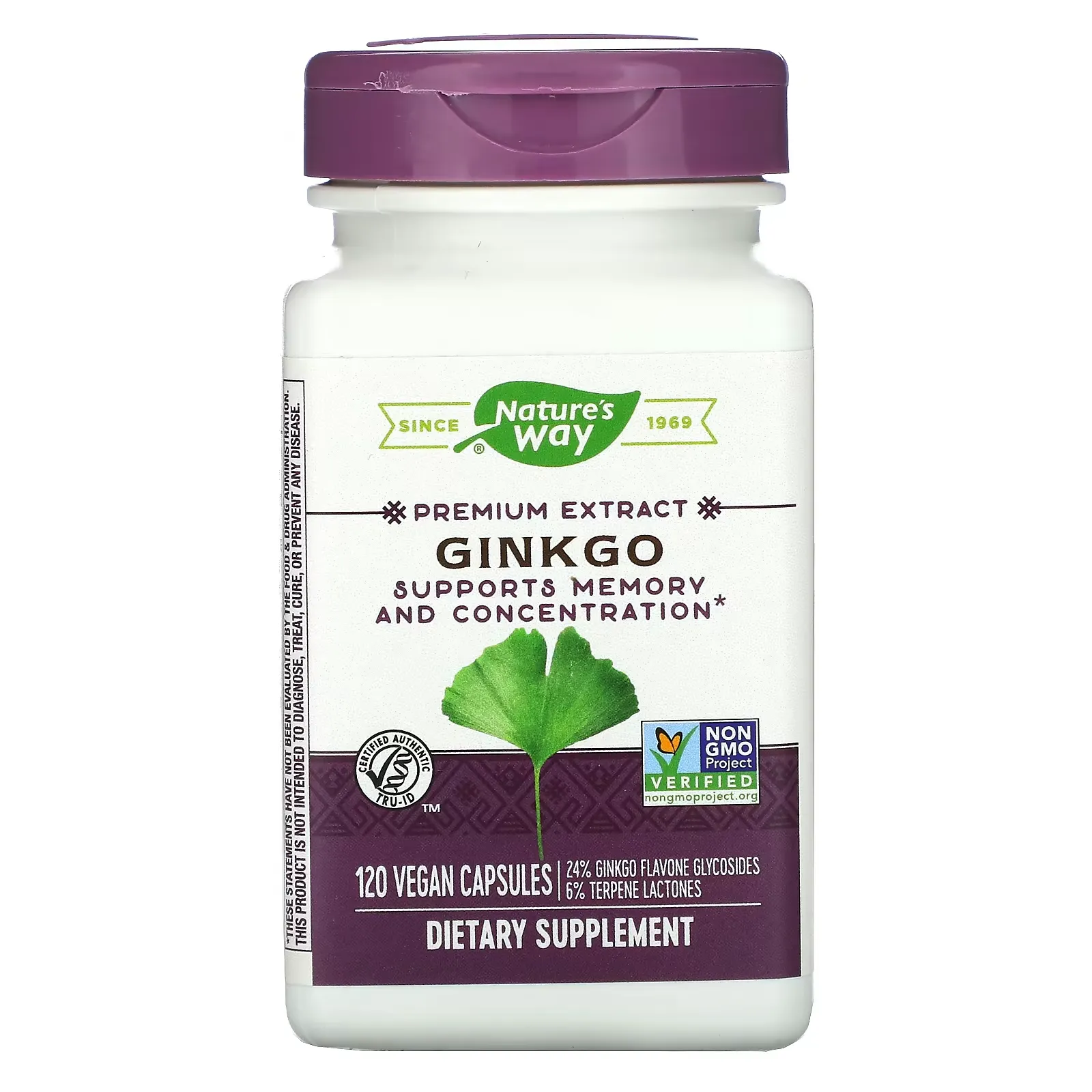 Ginkgo, 120 Vegan Capsules