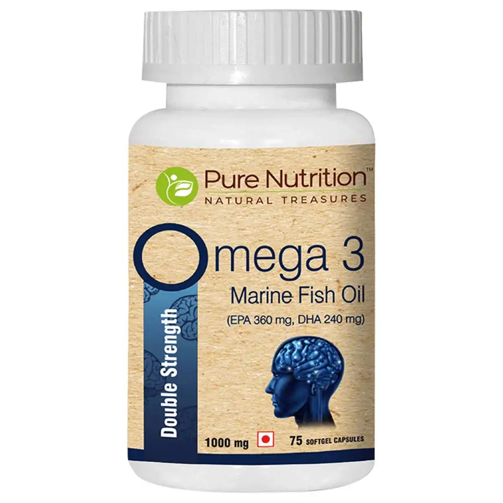 Pure Nutrition Omega 3 Double Strength,  75 softgels