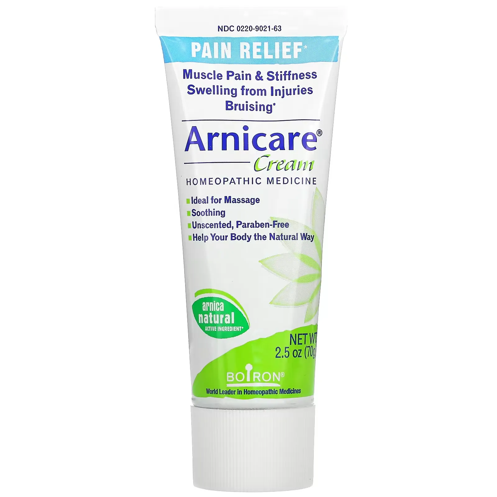 Arnicare Cream, Pain Relief, Unscented, 2.5 oz (70 g)