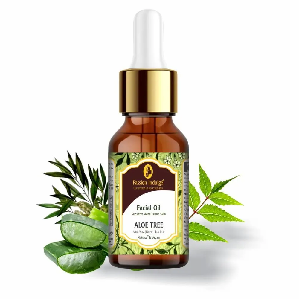 Passion Indulge Aloe Tree Facal Oil for Shot Reduction & Skin Lightening