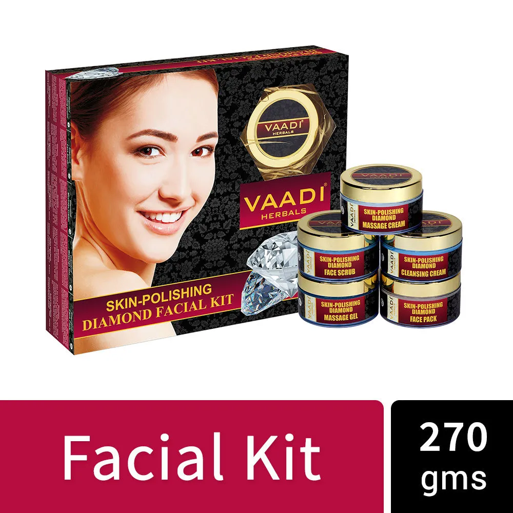 Vaadi Herbal Skin - Polishing Diamond Facial Kit