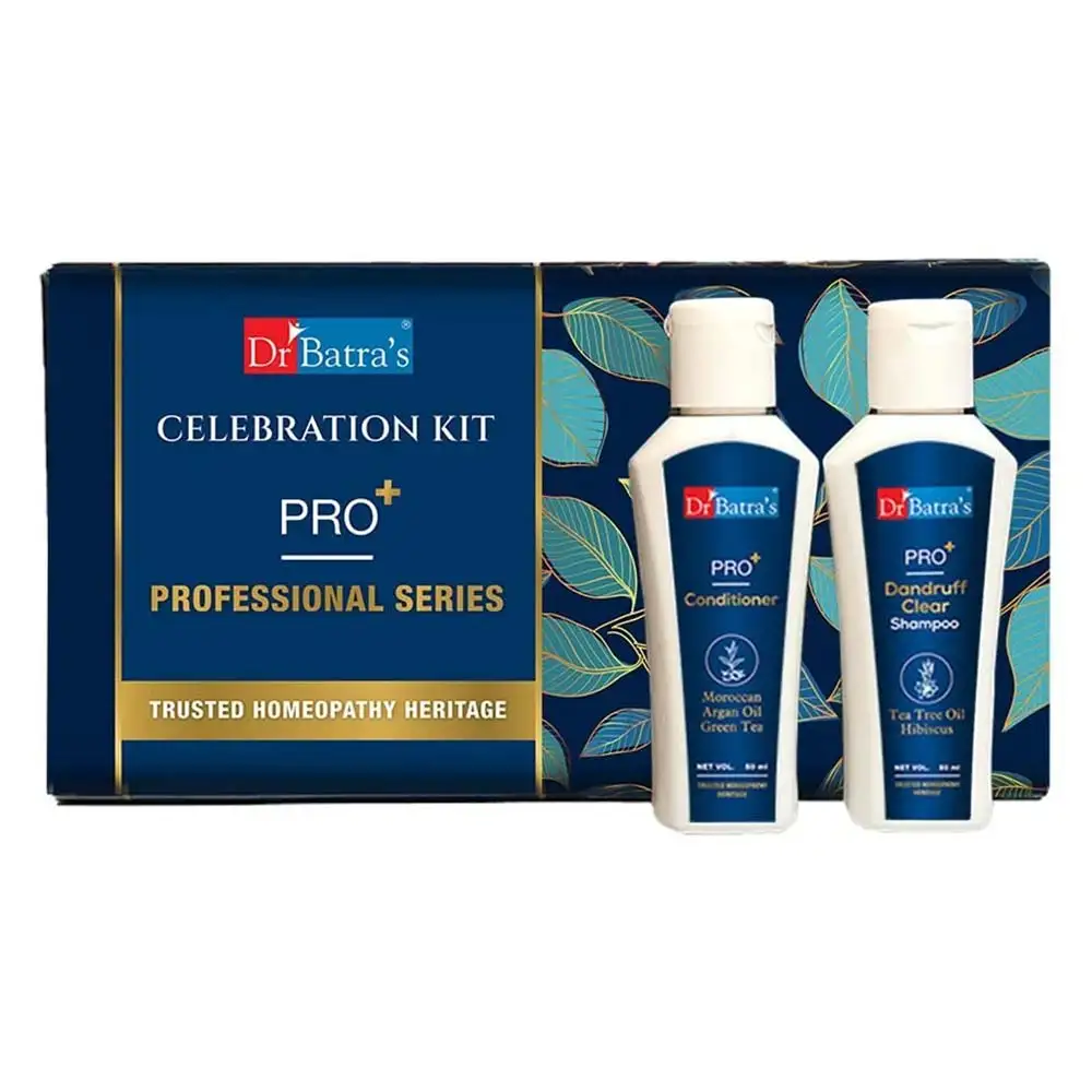 Dr Batra's Pro+ Celebration Kit,  2 Piece(s)/Pack  Dandruff Clear Shampoo & Conditioner 50 ml Each