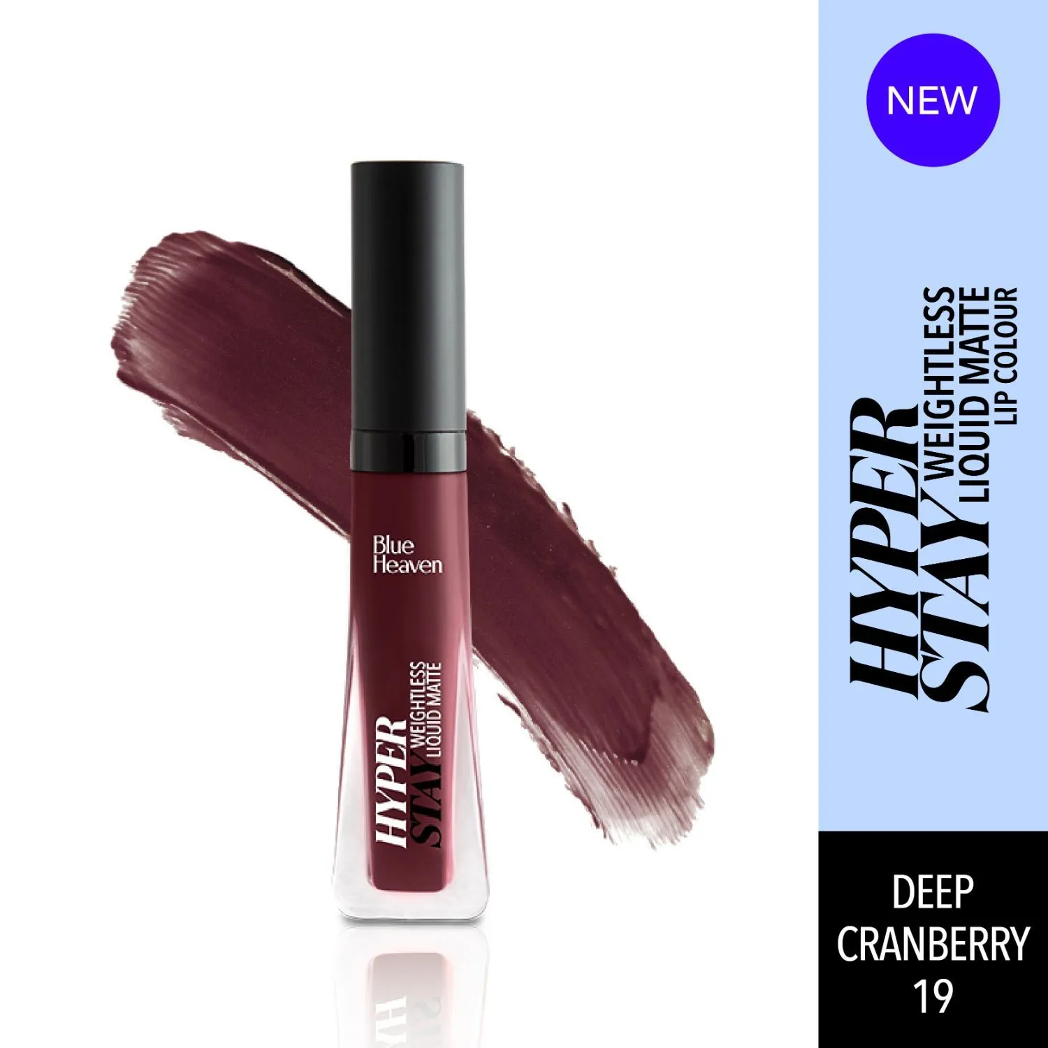 Blue Heaven Hyperstay Weightless Liquid Matte Lipcolor - Deep Cranberry