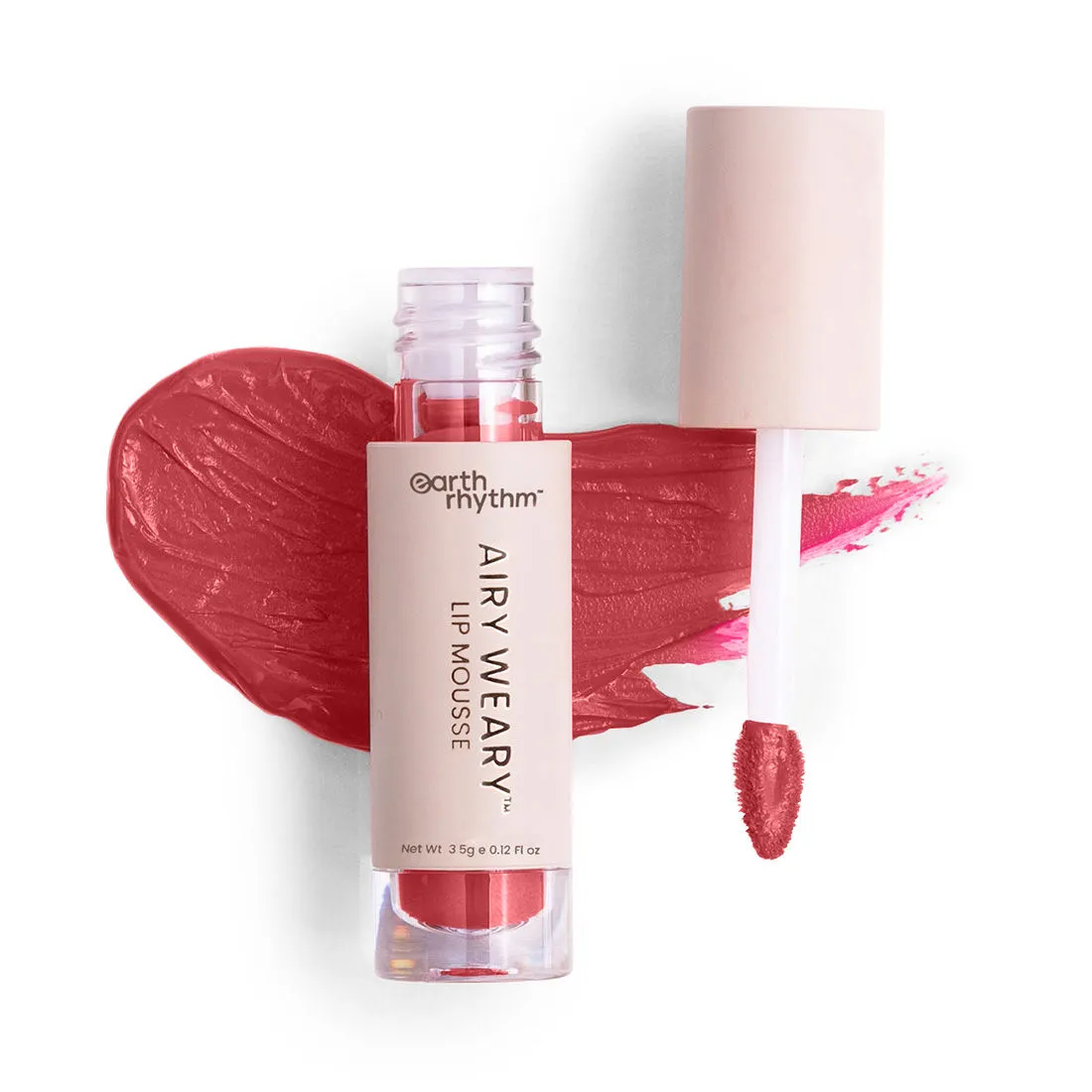 Earth Rhythm Airy Weary Lip Mousse Liquid Lipstick - Roze