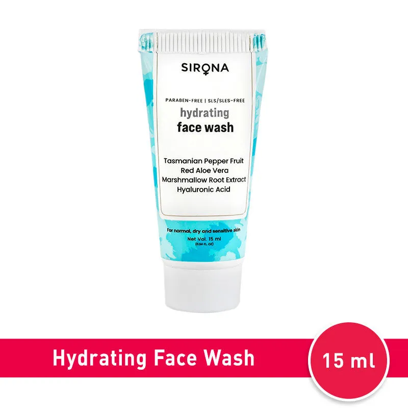 Sirona Marshmallow & Hyaluronic Acid Hydrating Face Wash For Men & Women - Mini