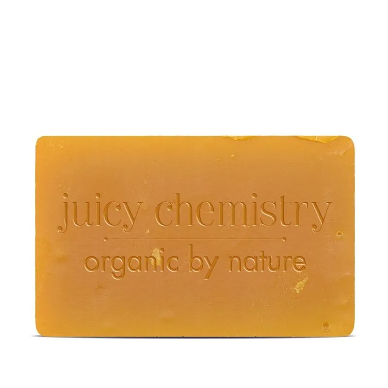 Juicy Chemistry Carrot , Rosehip & Neroli - Organic Soap For Scarred & Pigmented Skin