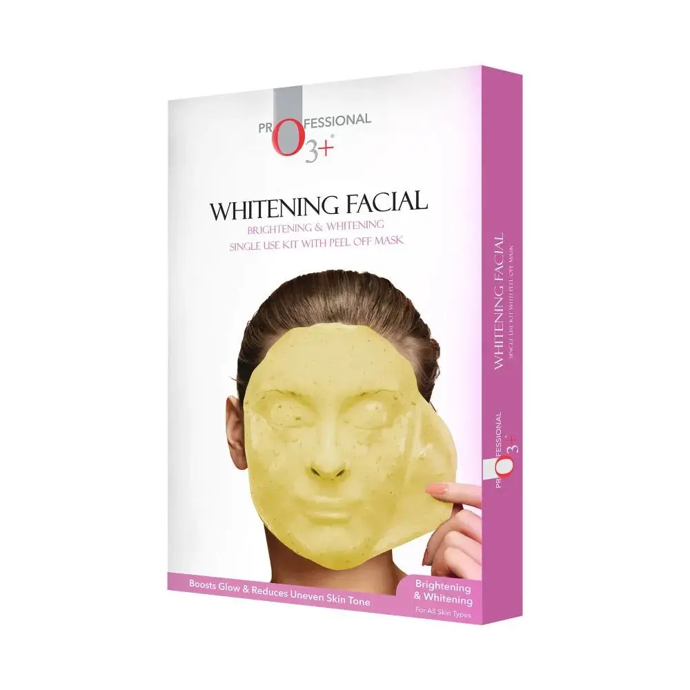 O3+ Whitening Facial Brightening & Whitening Single Use Kit With Peel Off Mask