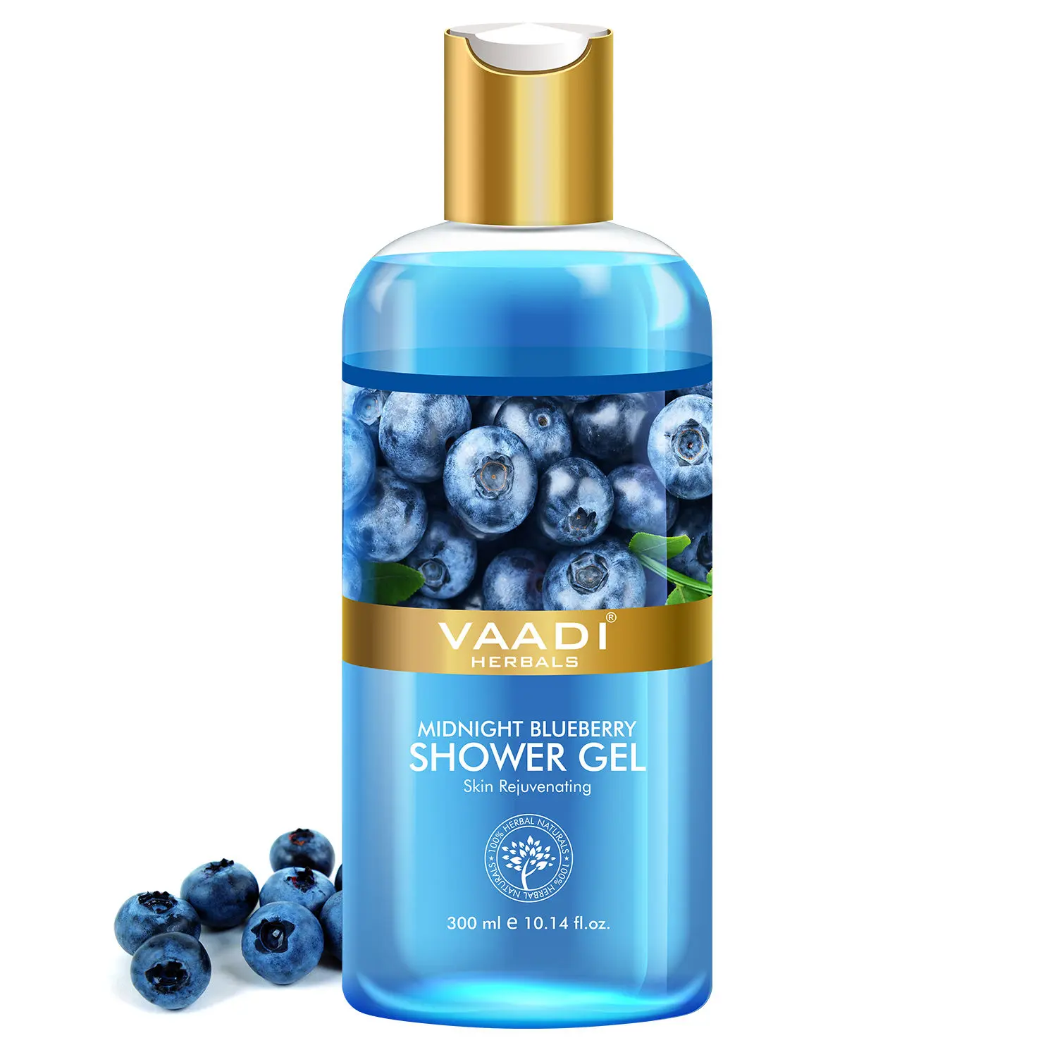 Vaadi Herbals Midnight Blueberry Shower Gel (300 ml)