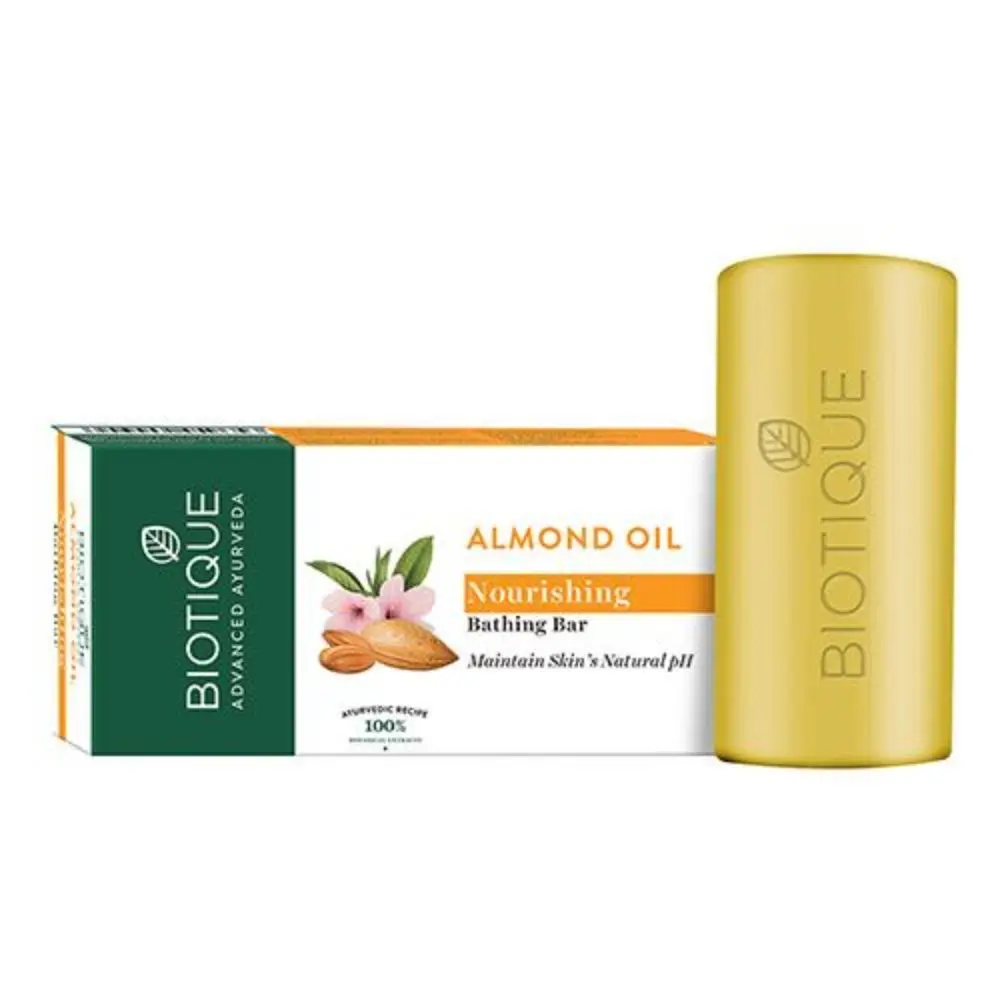 Biotique Almond Oil Nourishing Bathing Bar (150 g)