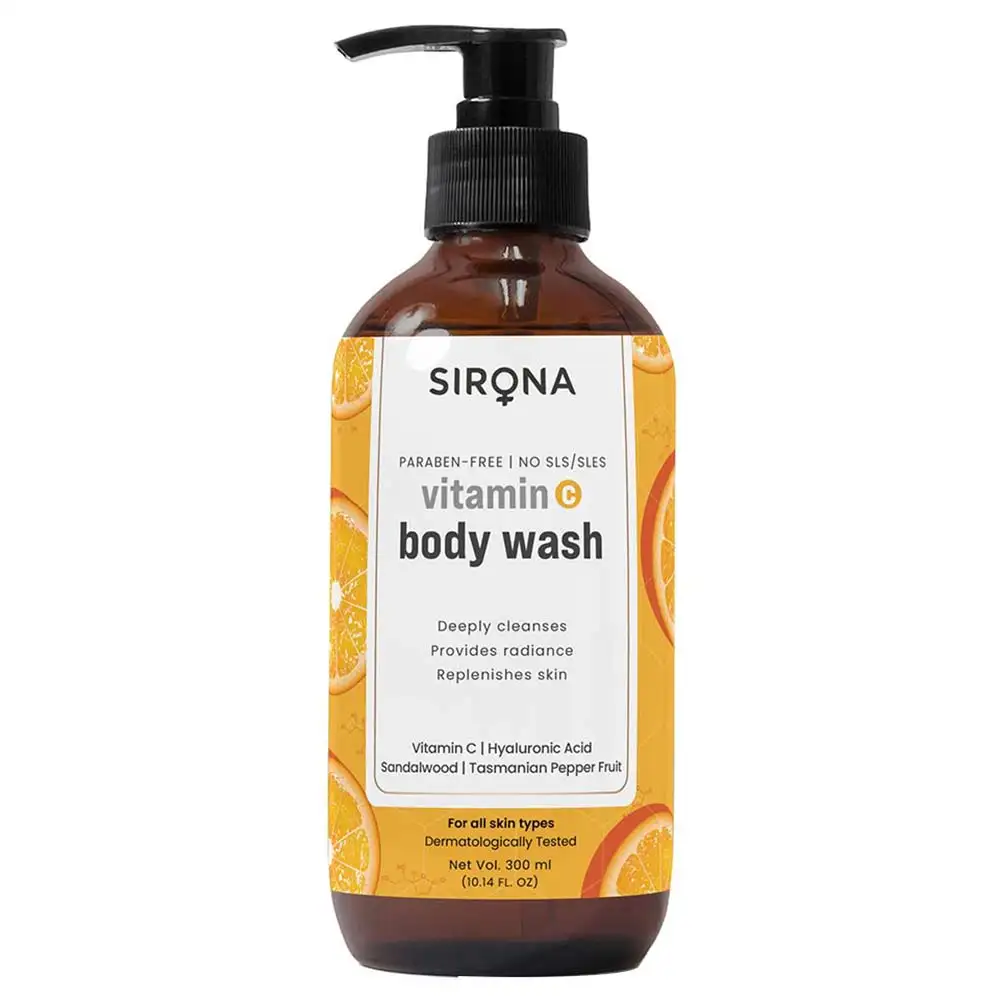 Sirona Vitamin C Body Wash,  300 ml  for All Skin Type