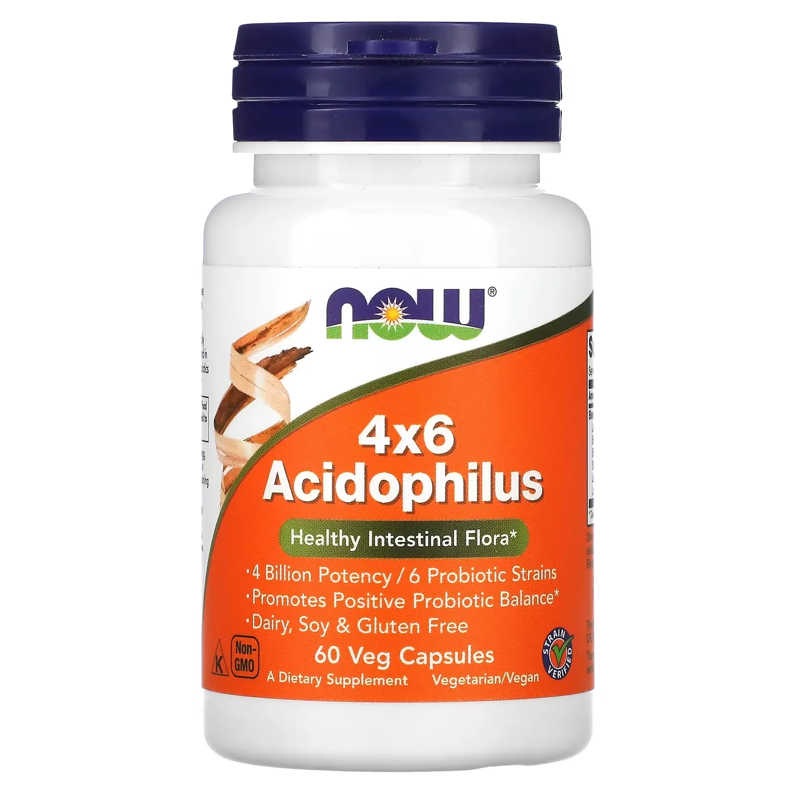 4x6 Acidophilus, 60 Veg Capsules