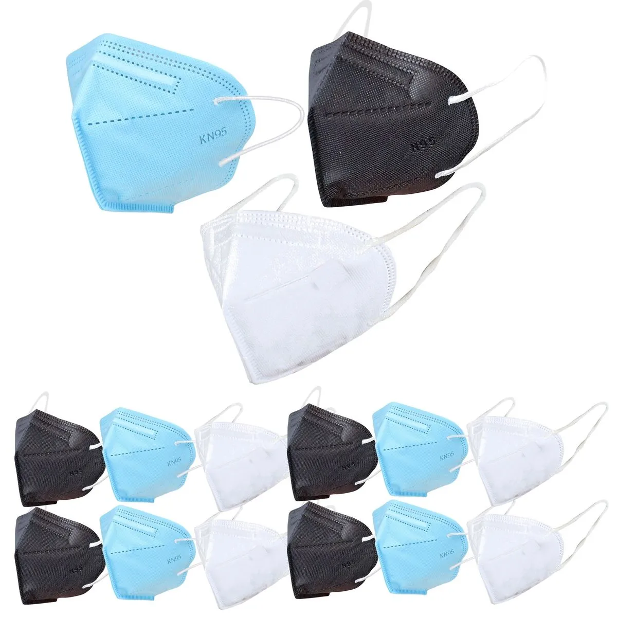 Fabula Pack of 72 Kn95/N95 Anti-Pollution Reusable 5-Layer Mask