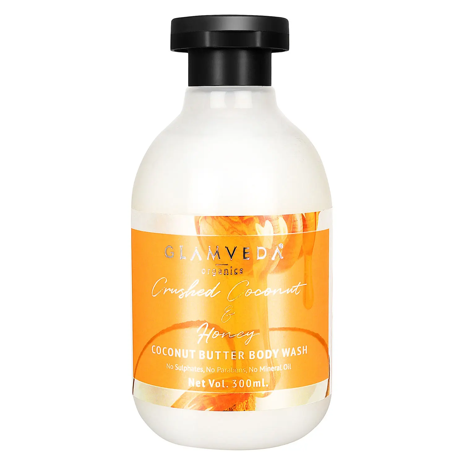 Glamveda Crushed Coconut & Honey Body Wash (300 ml)