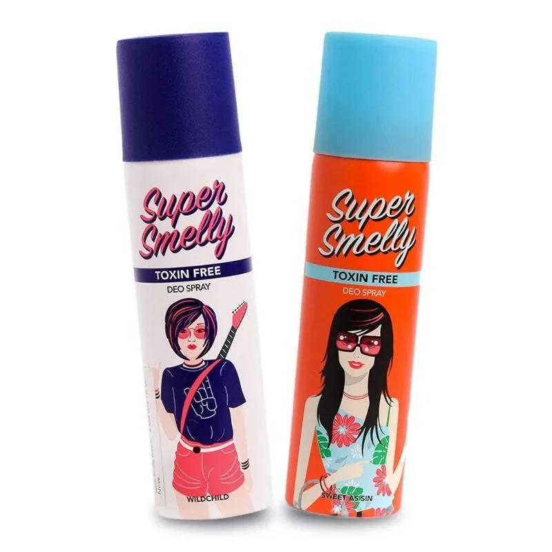 Super Smelly Combo Of Wildchild And Sweet As Sing Deodorant Pefume Spray