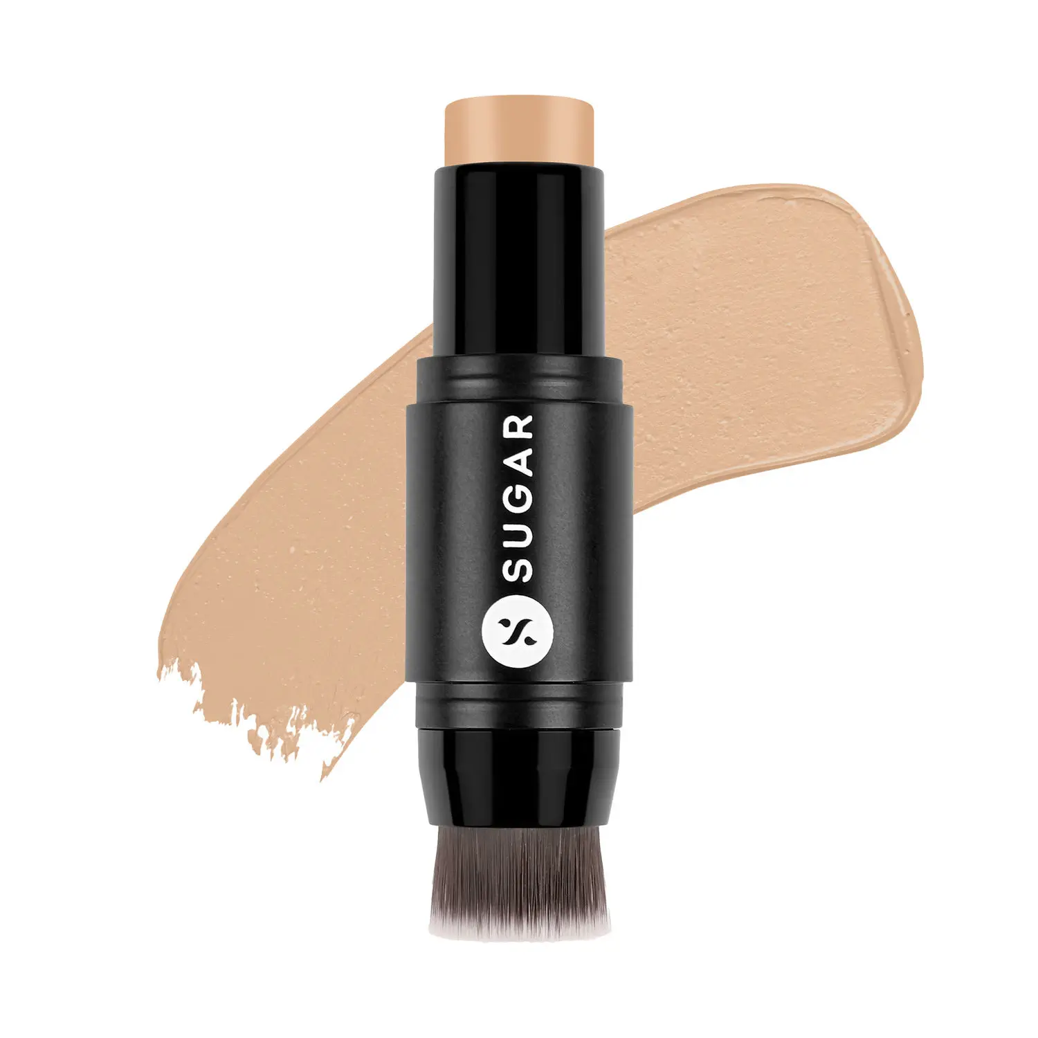 SUGAR Cosmetics Ace Of Face - Foundation Stick - 30 Chococcino - Waterproof, Full Coverage Foundation for Women with Inbuilt Brush | Mini