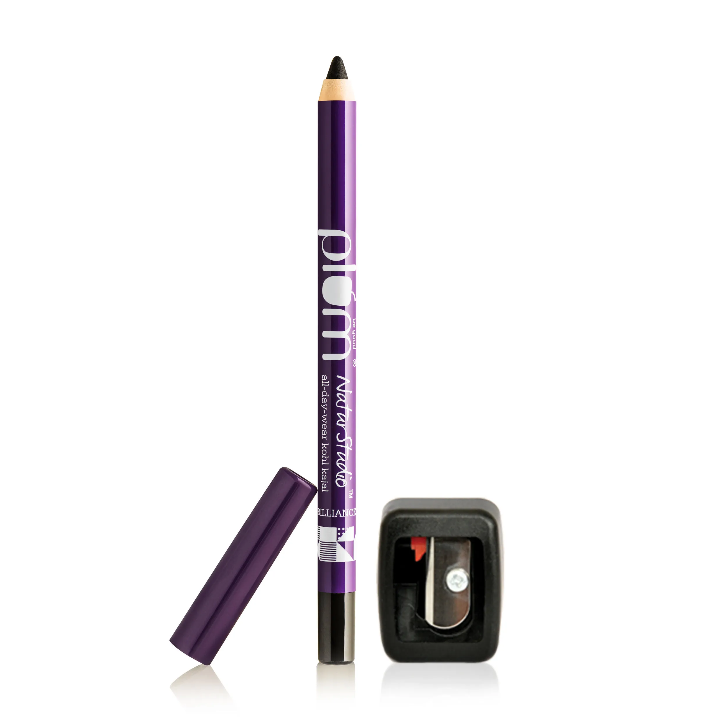 Plum Natur Studio All-Day-Wear Kohl Kajal - Black Brilliance + Free sharpener