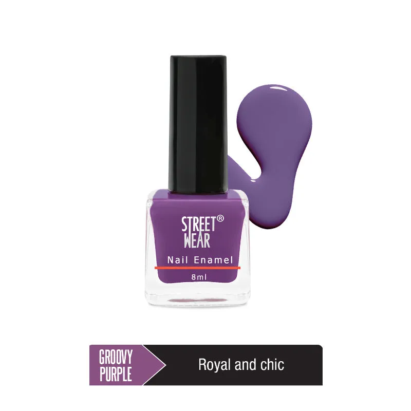 Street Wear Nail Enamel - Groovy Purple