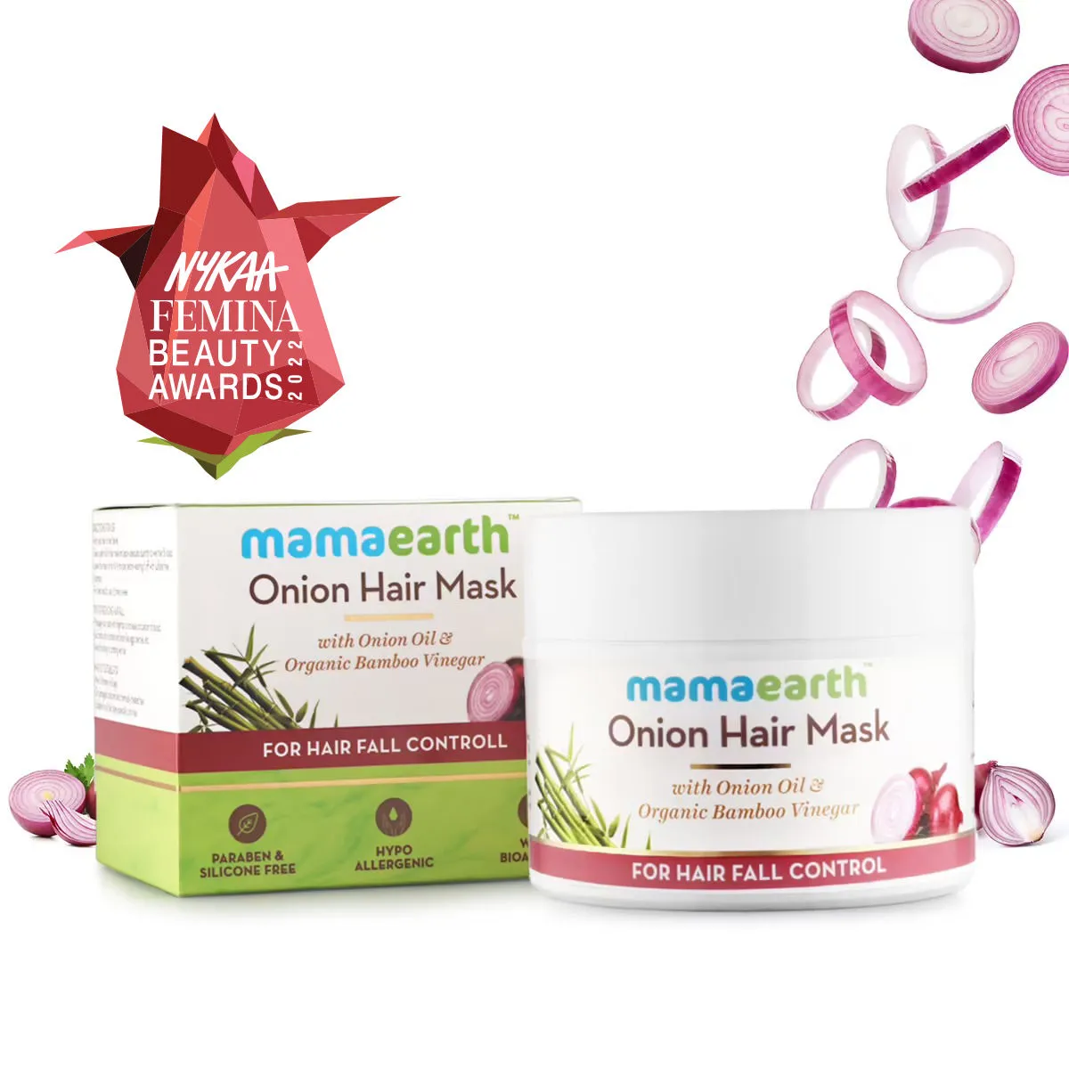 Mamaearth Onion Hair Mask For Hair Fall Control