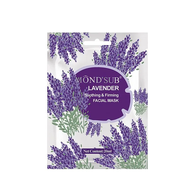 Mond'Sub Lavender Soothing & Firming Face Mask Sheets - Pack of 12