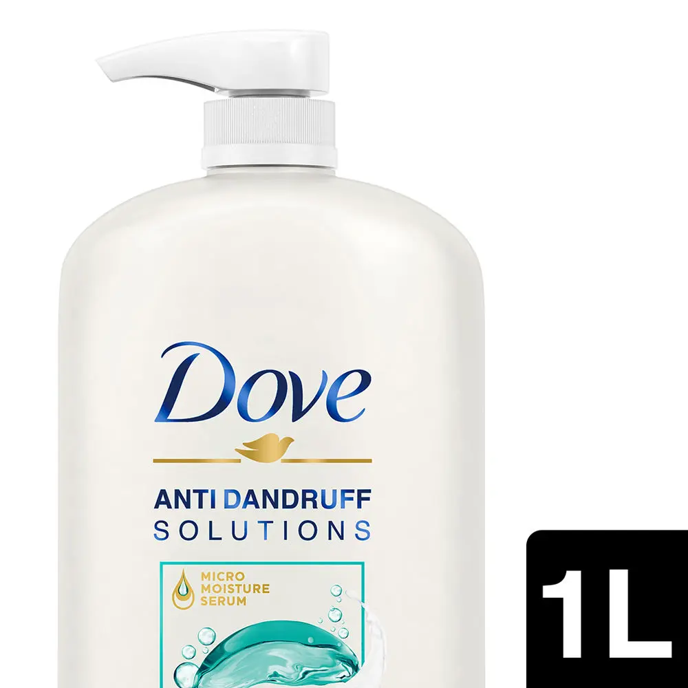 Dove Dandruff Clean & Fresh Shampoo for Dry, Itchy & Flaky Scalp, 1 Litre