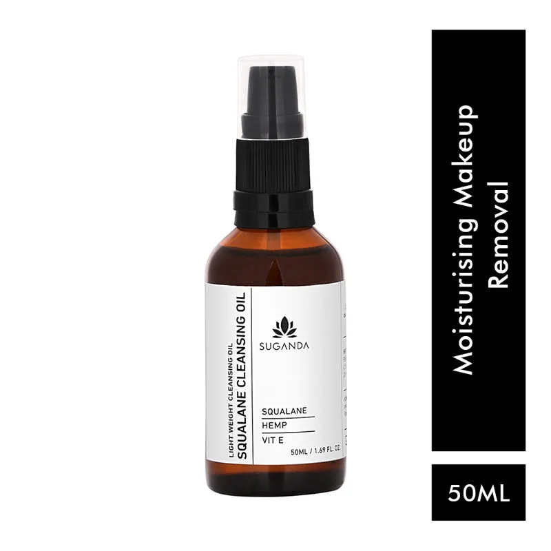 Suganda Squalane Cleansing Oil Dissolves Makeup & Removes Impurities