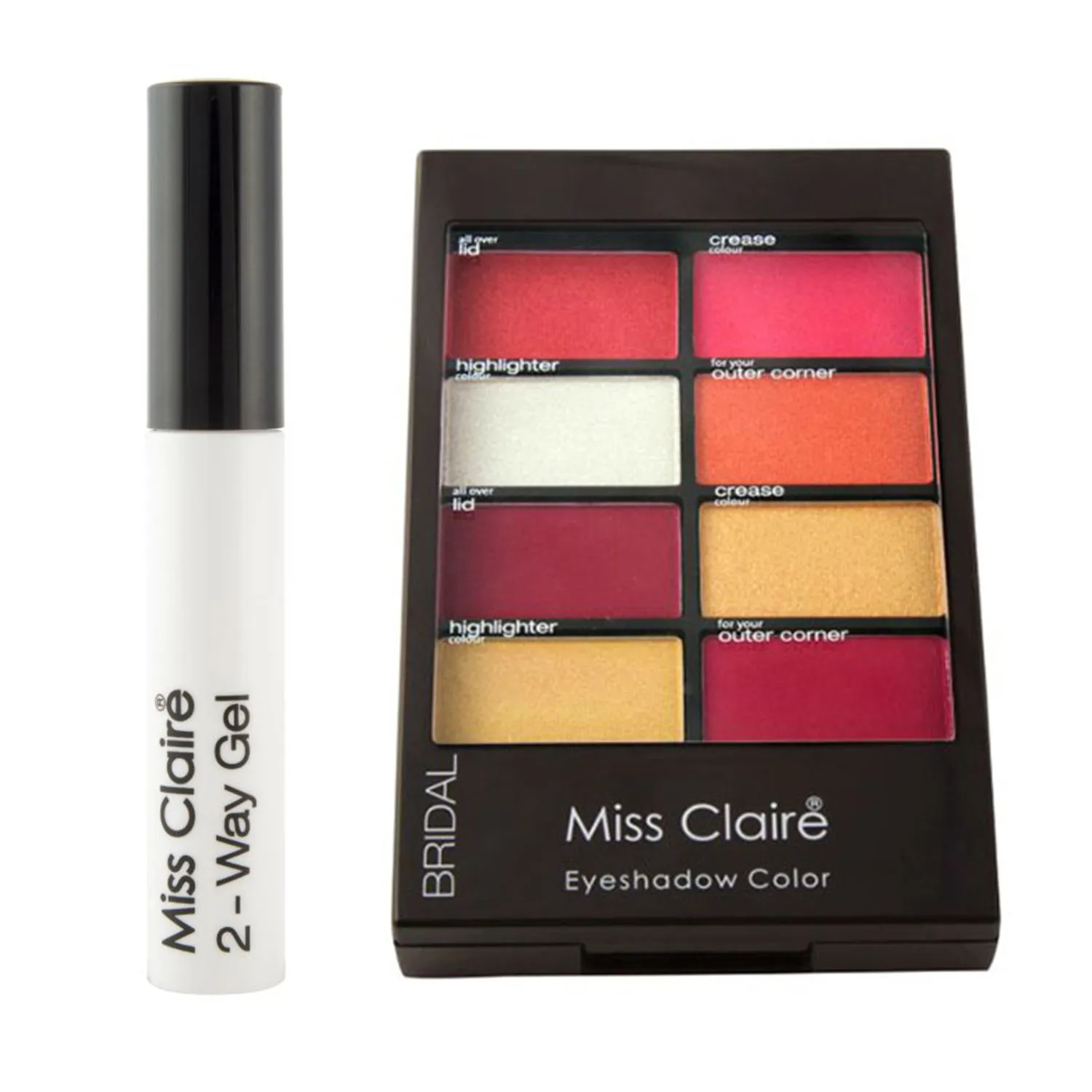 Miss Claire Eyeshadow Color & Two Way Gel Combo