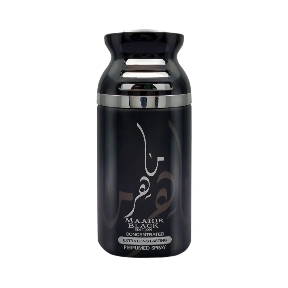 Lattafa Maahir Black Edition Concentrated Extra Long Lasting Perfumed Deodorant