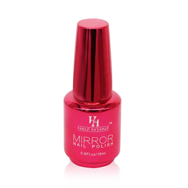 Half N Half Mirror Nail Polish - Red