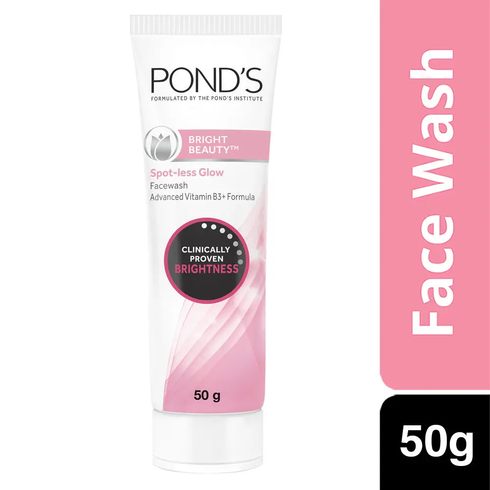 Pond's Bright Beauty Spot-less Glow Face Wash With Vitamins (50 g)