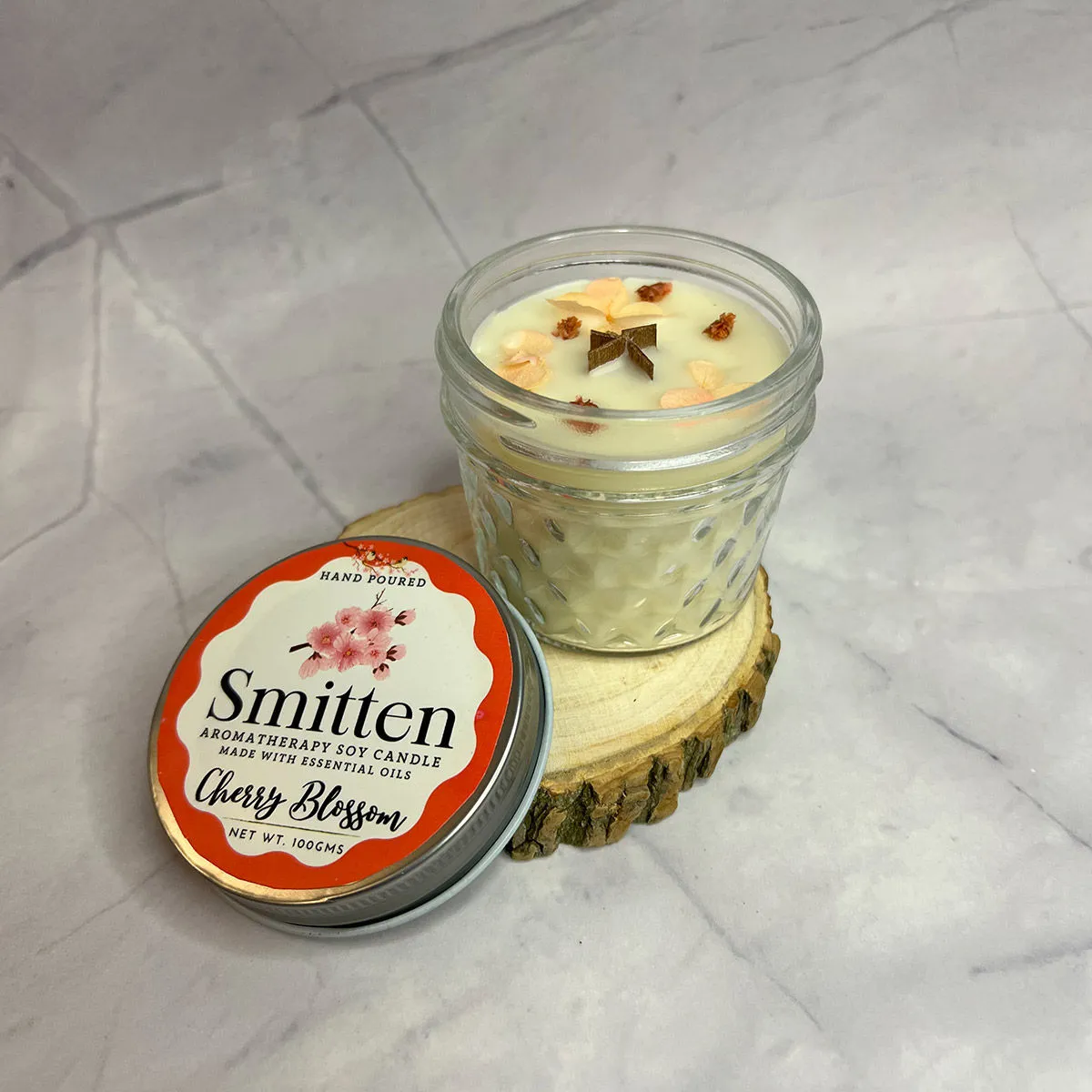 Smitten Aromatherapy Candle Cherry Blossom