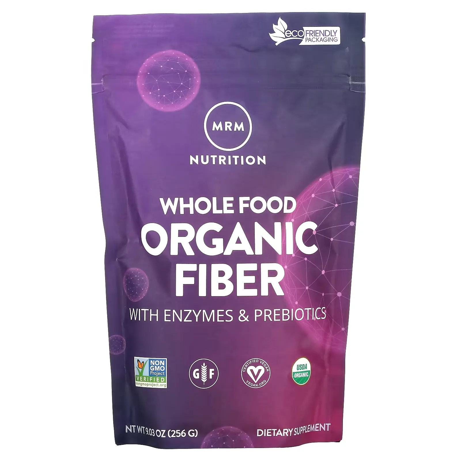 Whole Food, Organic Fiber with Enzymes and Prebiotics, 9.03 oz (256 g)