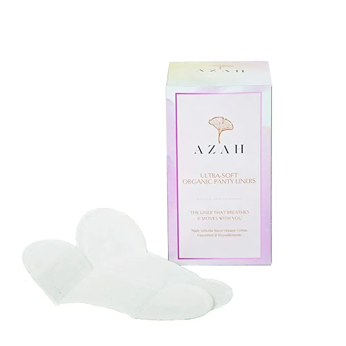 Azah Ultra Soft Organic Panty Liners (Pack of 40)