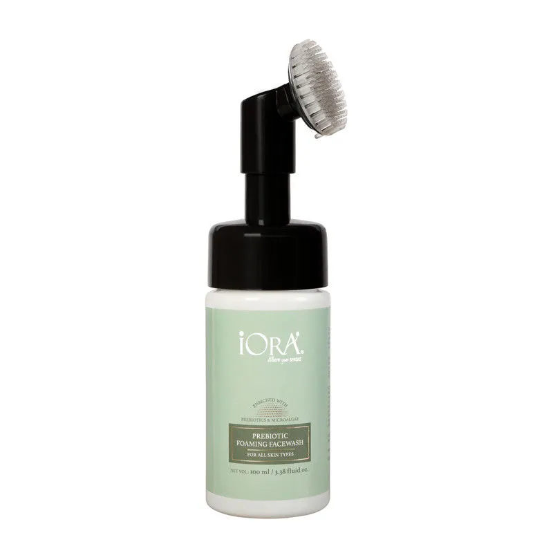 IORA Prebiotic Foaming Facewash With Silicone Brush