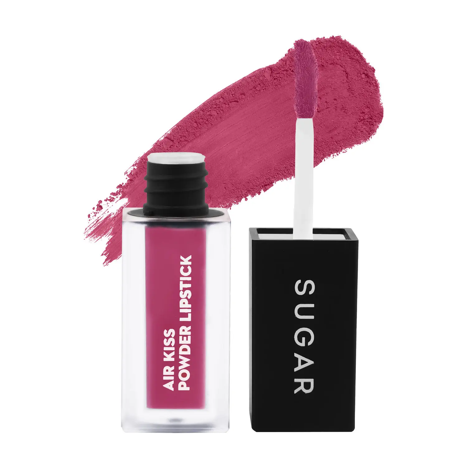 SUGAR Cosmetics Air Kiss Powder Lipstick - 02 Candyfloss - 2 gm |Super Pigmented | Transfer-proof and Water-resistant | Matte Finish