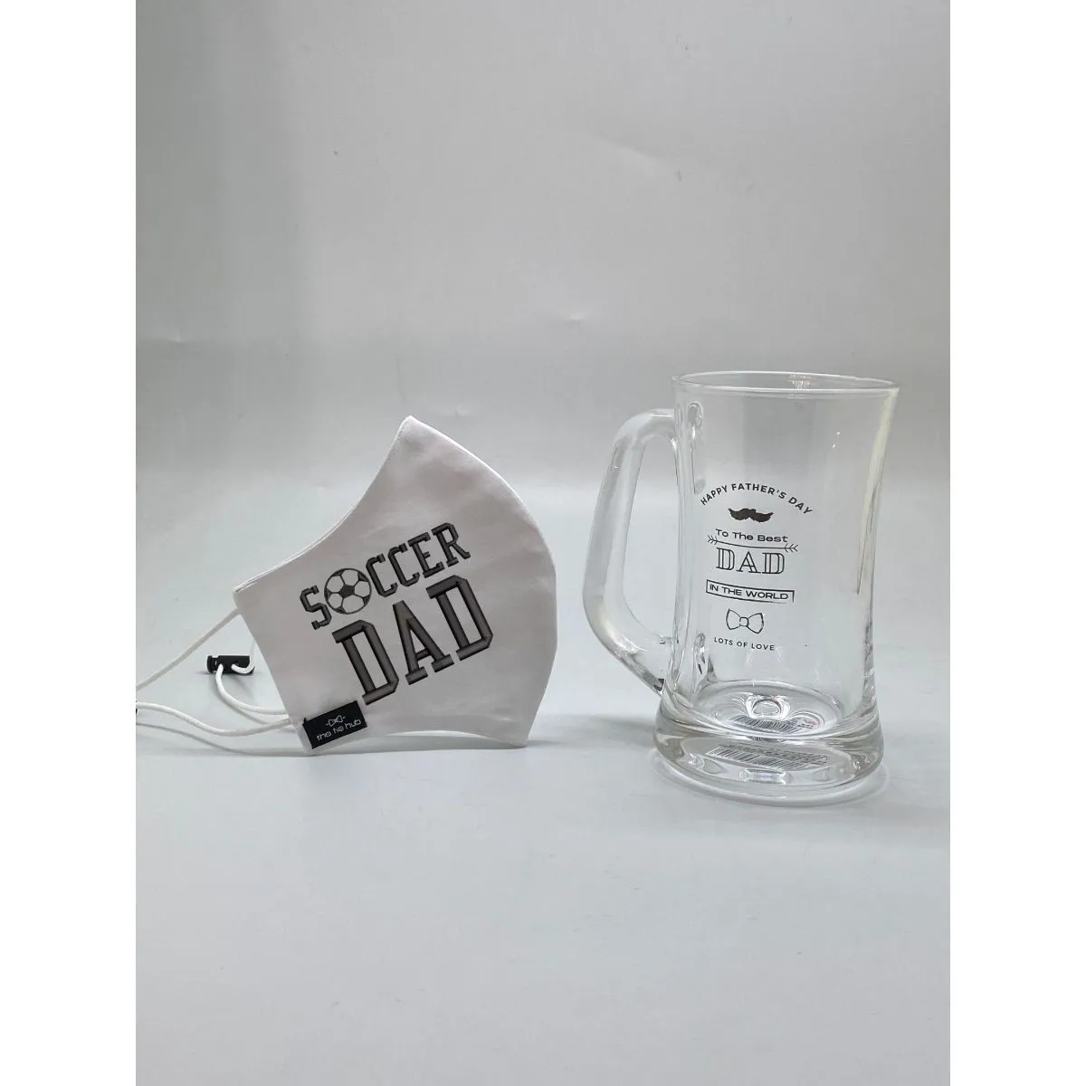 The Tie Hub SOCCER DAD Face Mask with Beer Mug