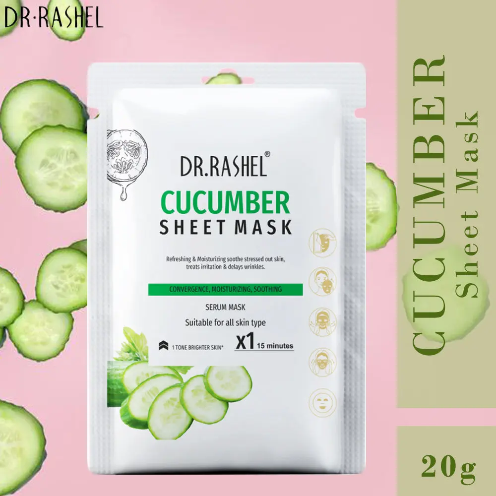 Dr.Rashel Cucumber Serum Sheet Mask Suitable For All Skin Type