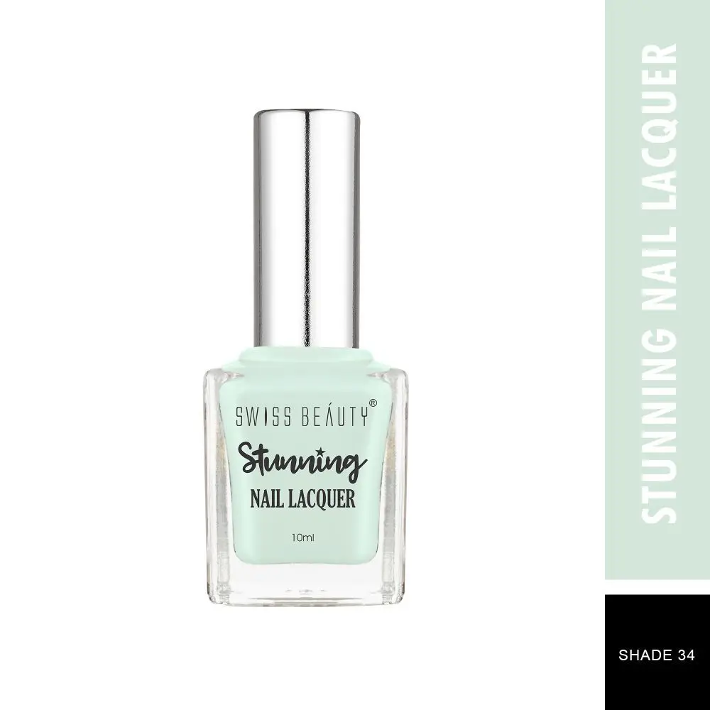 Swiss Beauty Stunning Nail Lacquer 34 Ocean (10 ml)